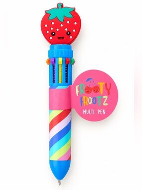 SMITH Strawberry Multi-Color Multi Pen - Red, Blue, Pink, Green, Yellow